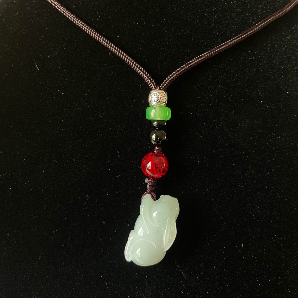 Certified Natural Burmese Jadeite Jade Pendant